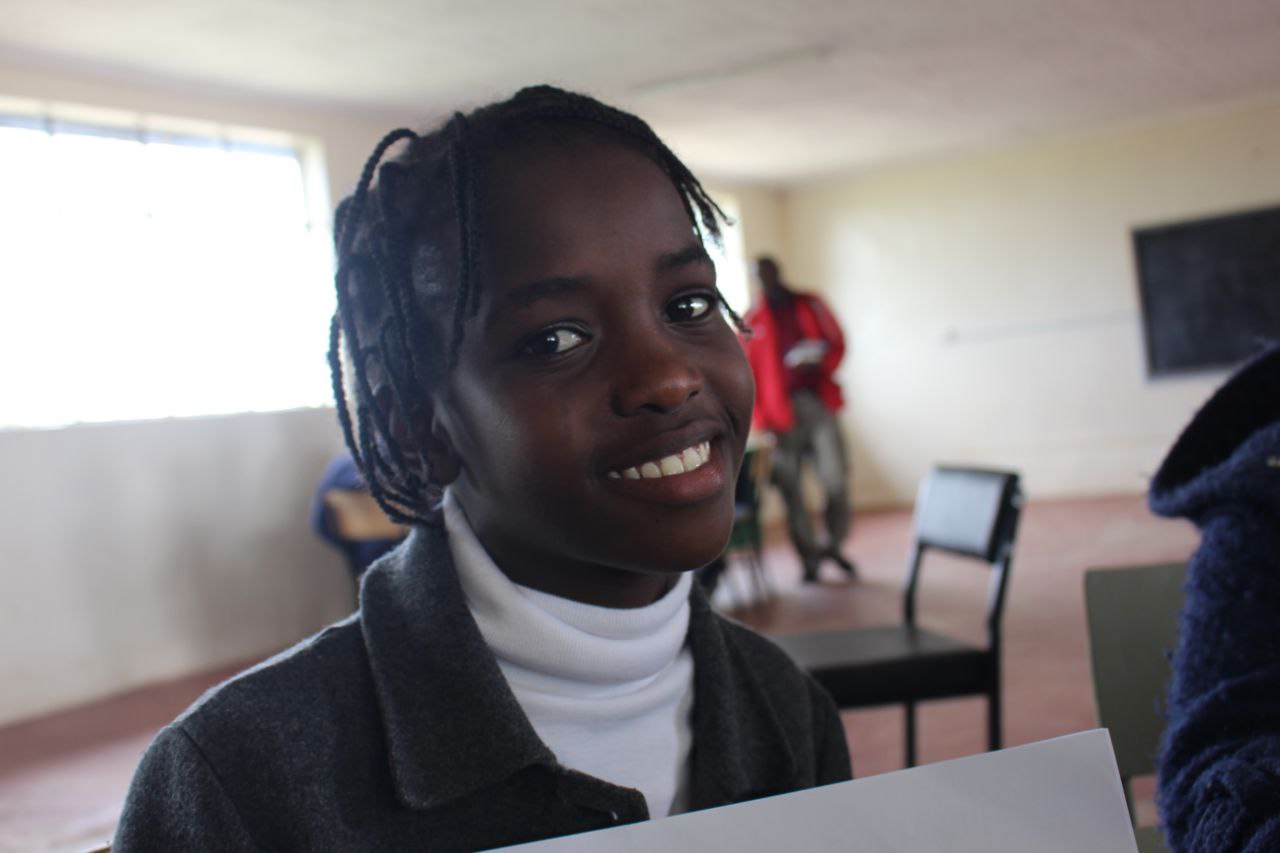 Soila girl smiling